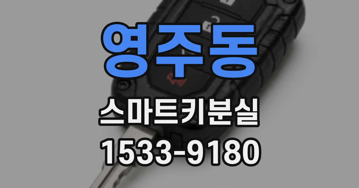 영주동 스마트키분실