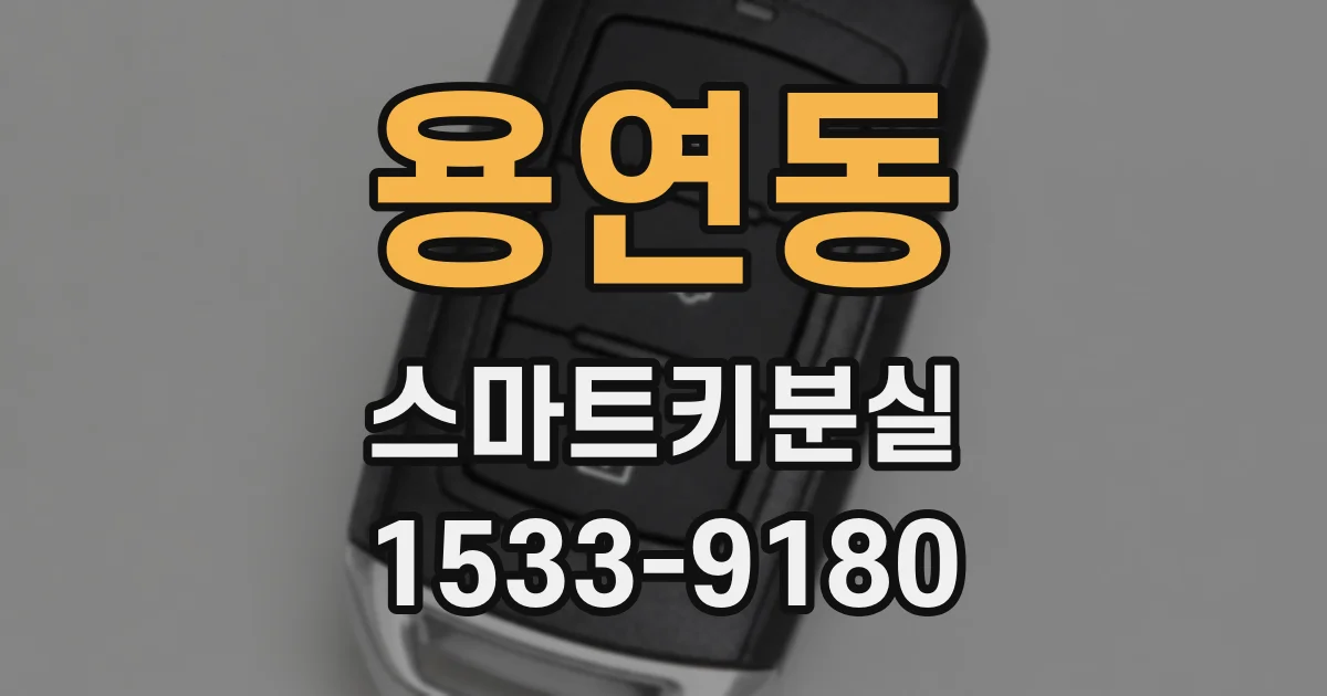 용연동 스마트키분실