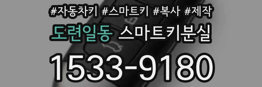 도련일동 스마트키분실