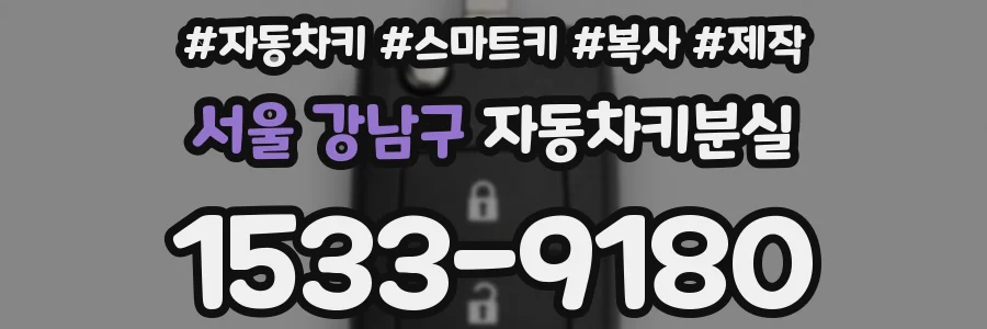 서울 강남구 자동차키분실