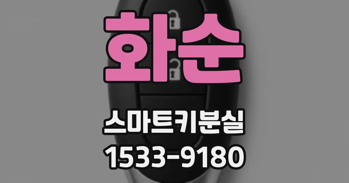 화순 스마트키분실