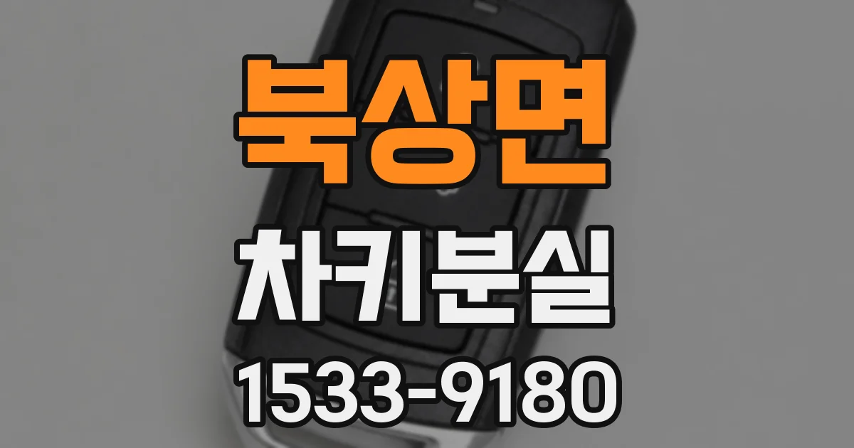 북상면 차키분실