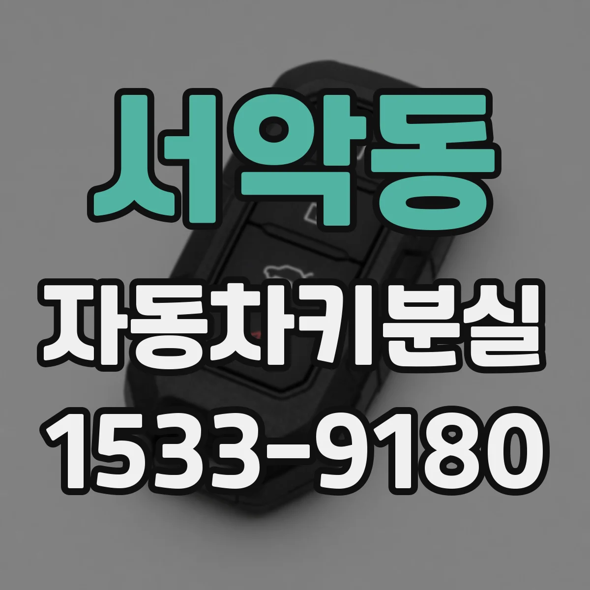 서악동 자동차키분실