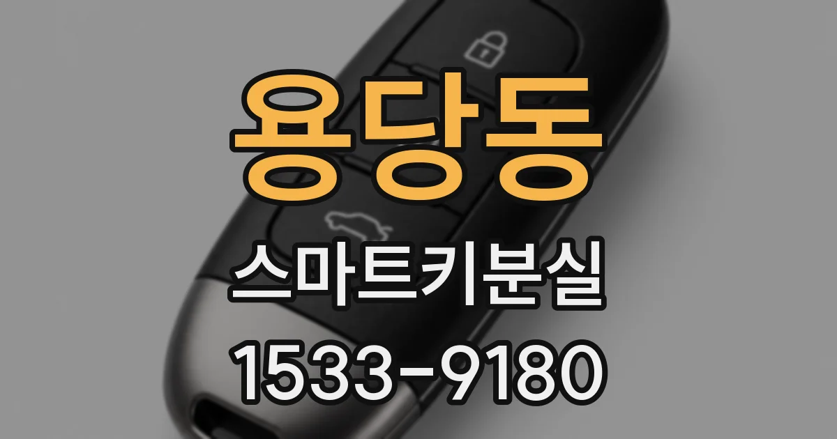 용당동 스마트키분실