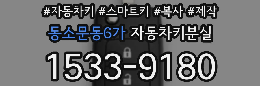 동소문동6가 자동차키분실