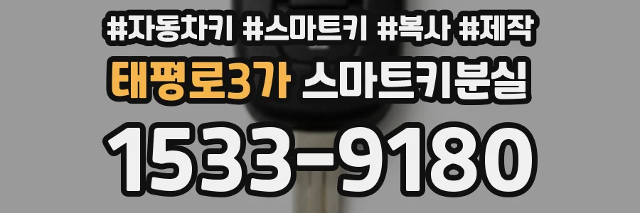 태평로3가 스마트키분실