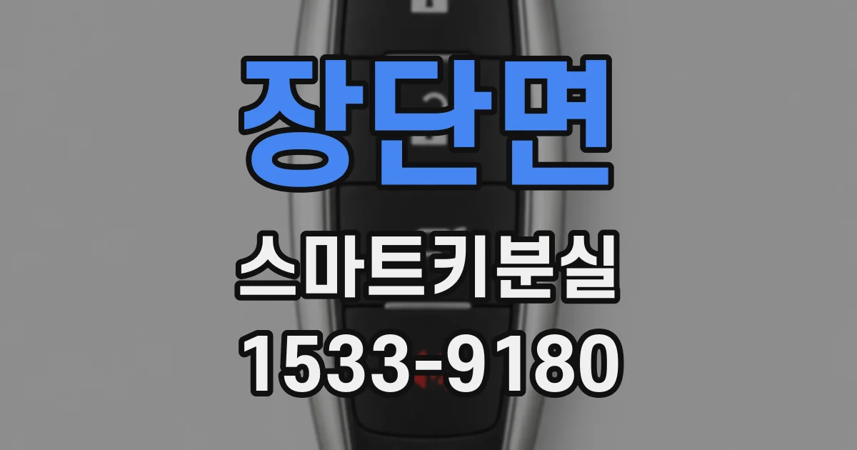 장단면 스마트키분실