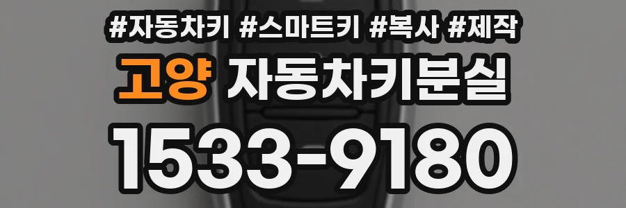 고양 자동차키분실