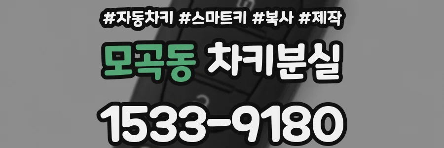 모곡동 차키분실