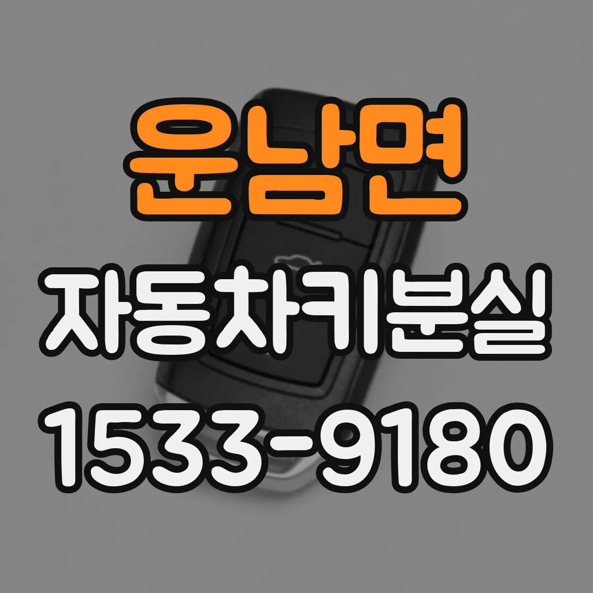 운남면 자동차키분실
