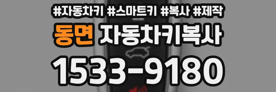 동면 자동차키복사