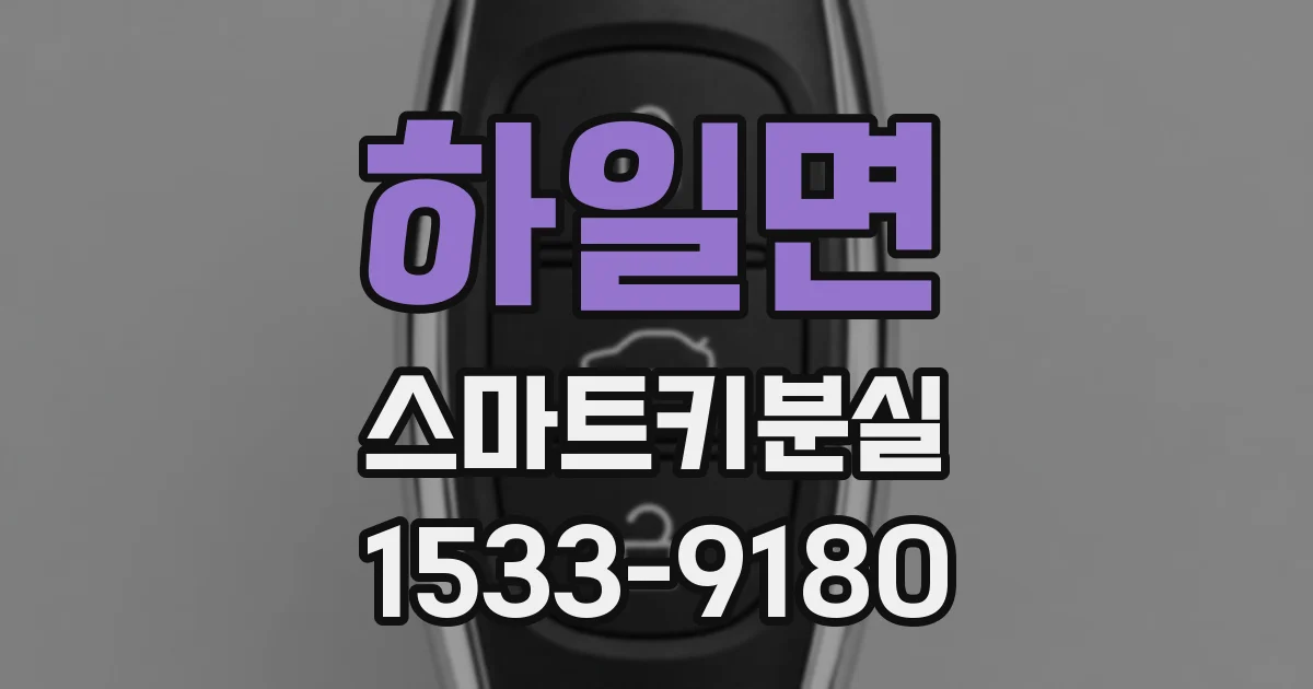 하일면 스마트키분실
