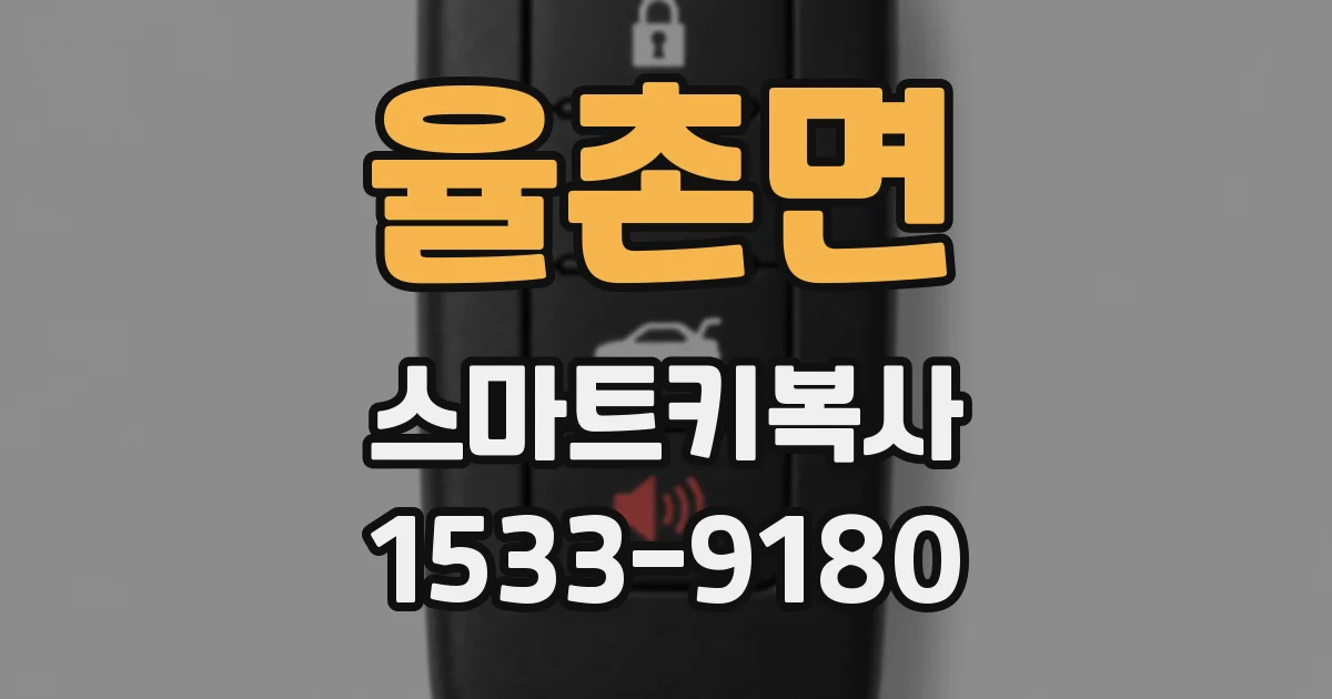 율촌면 스마트키복사