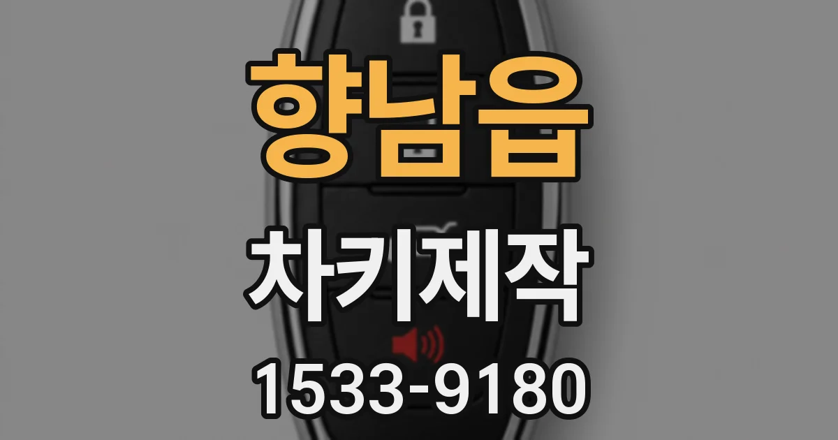 향남읍 차키제작