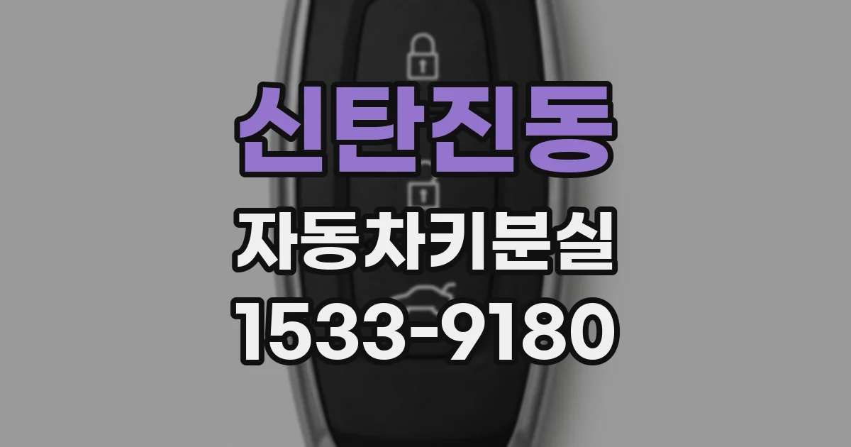 신탄진동 자동차키분실