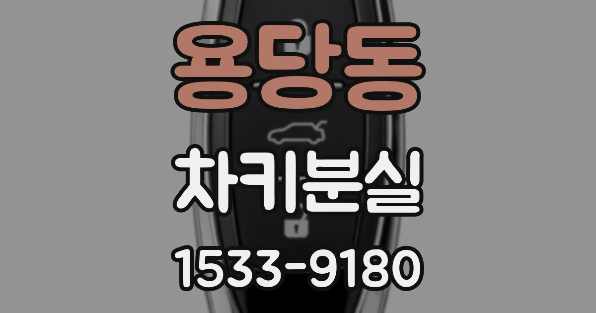용당동 차키분실