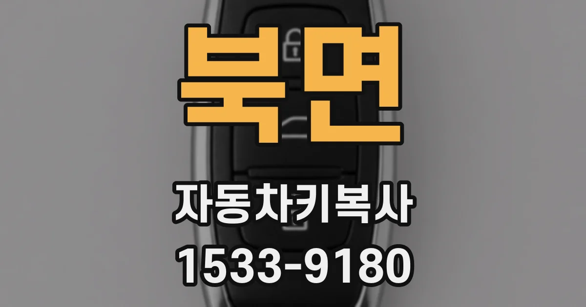 북면 자동차키복사