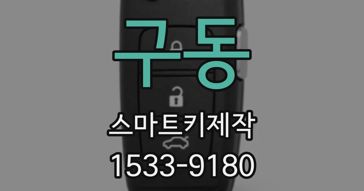 구동 스마트키제작