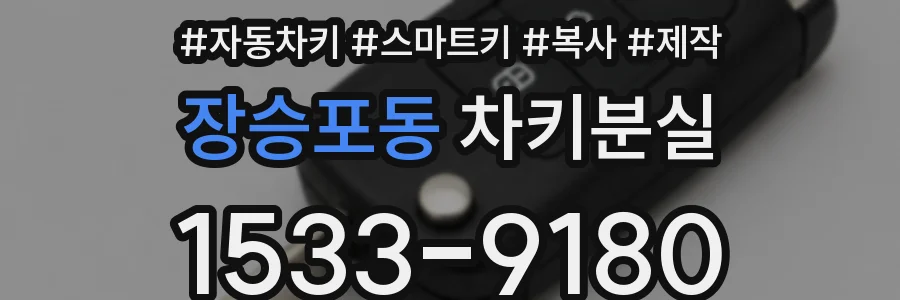 장승포동 차키분실
