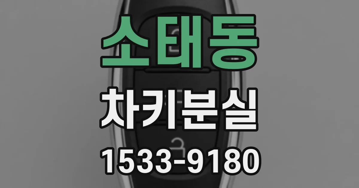 소태동 차키분실