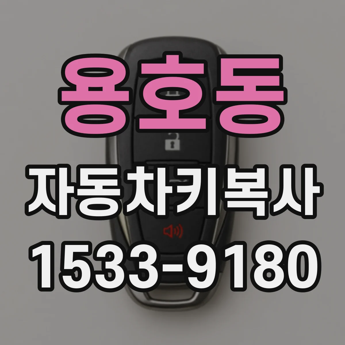 용호동 자동차키복사