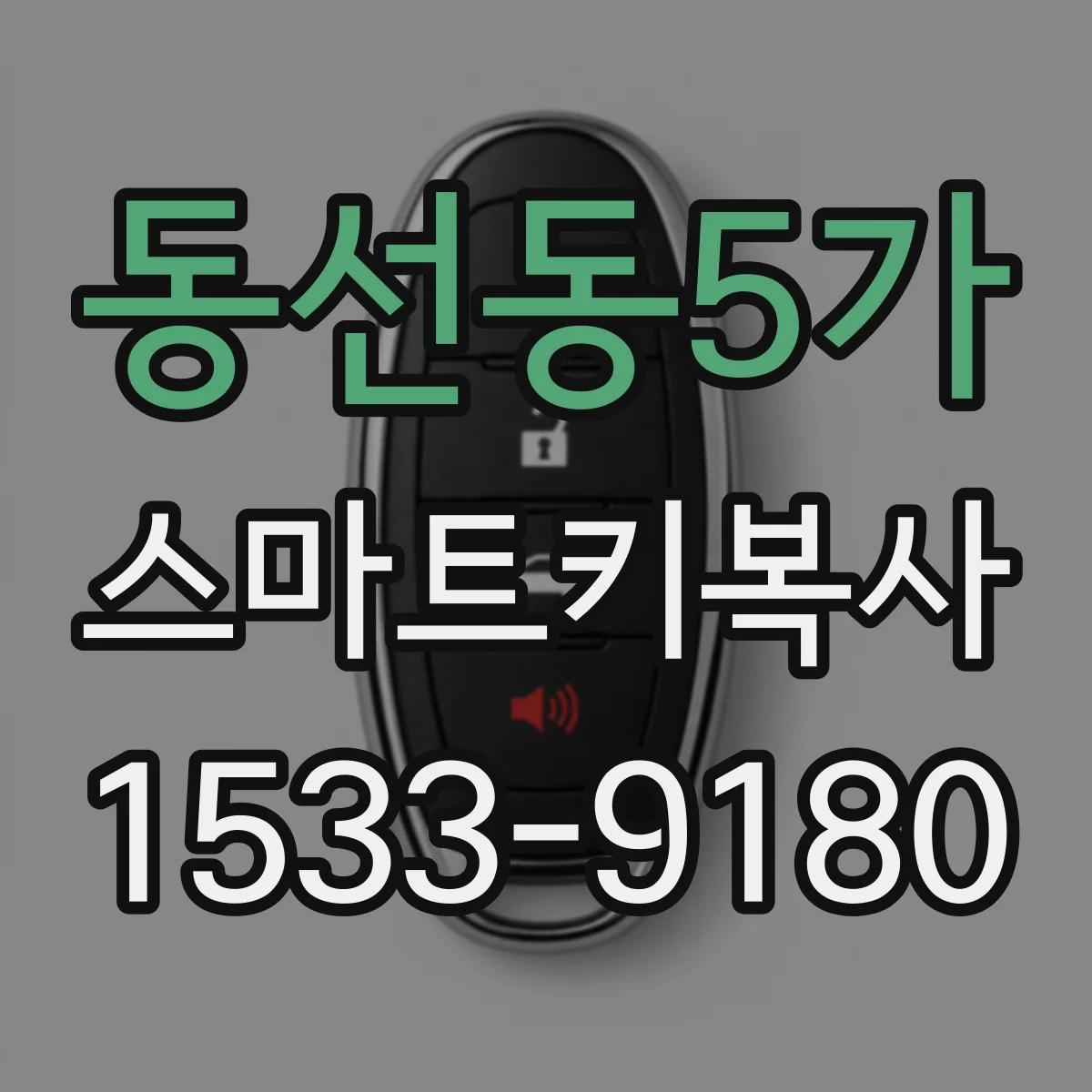 동선동5가 스마트키복사