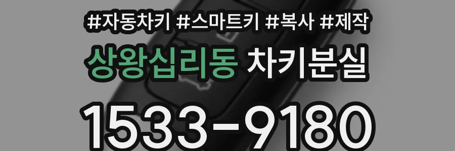 상왕십리동 차키분실