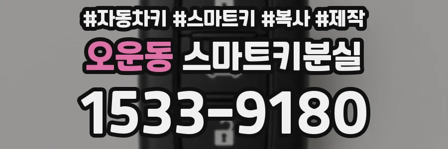 오운동 스마트키분실