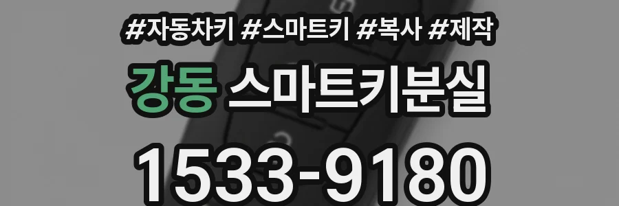 강동 스마트키분실