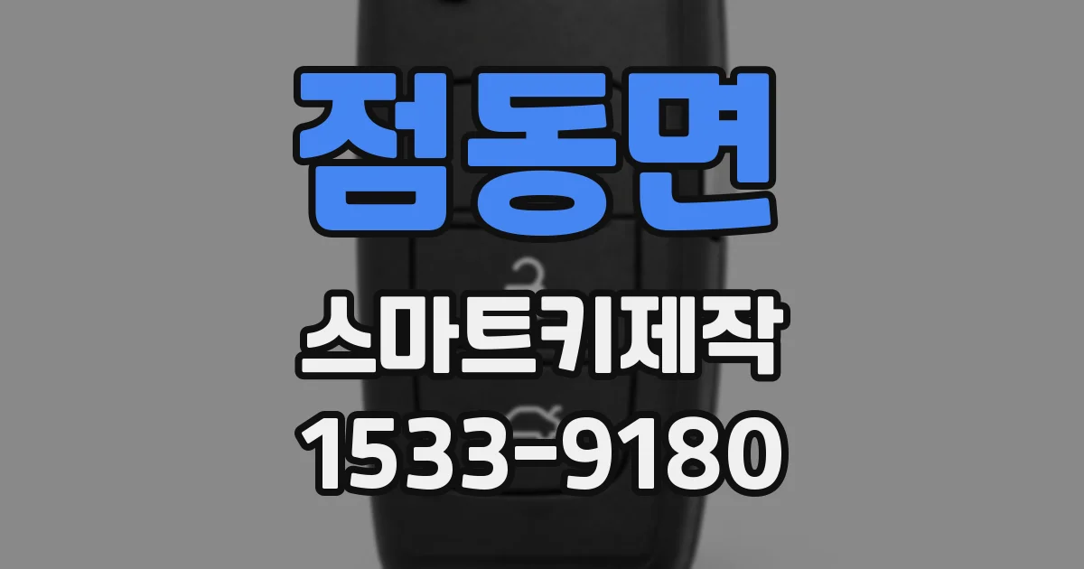 점동면 스마트키제작