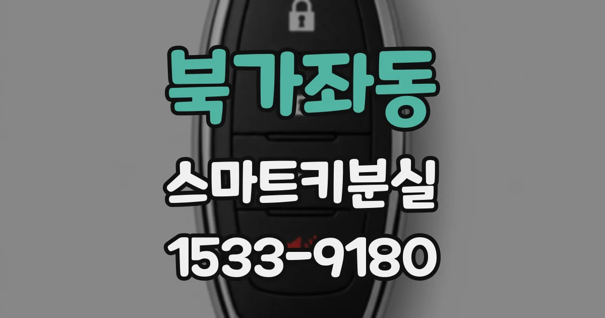 북가좌동 스마트키분실