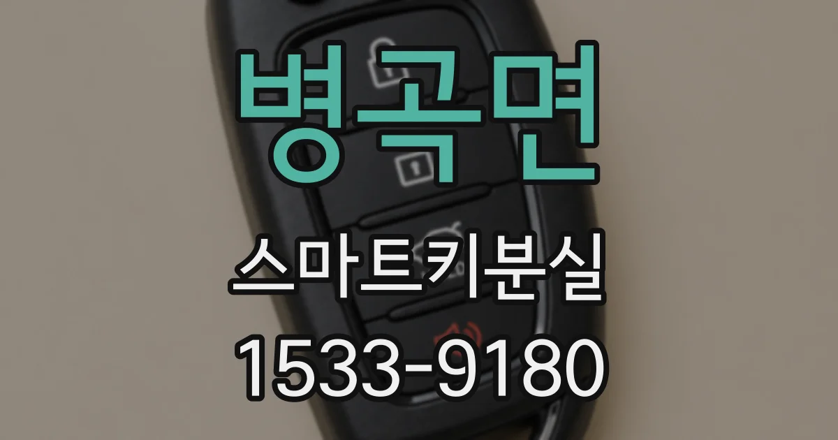 병곡면 스마트키분실