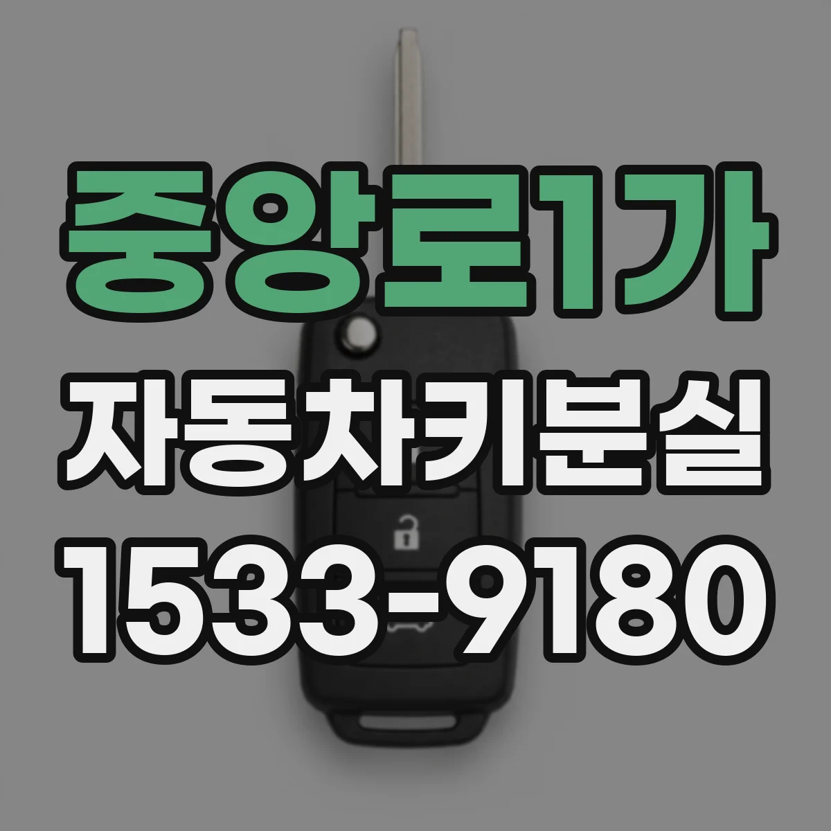 중앙로1가 자동차키분실