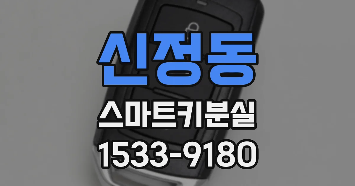 신정동 스마트키분실