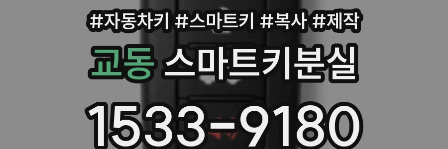 교동 스마트키분실