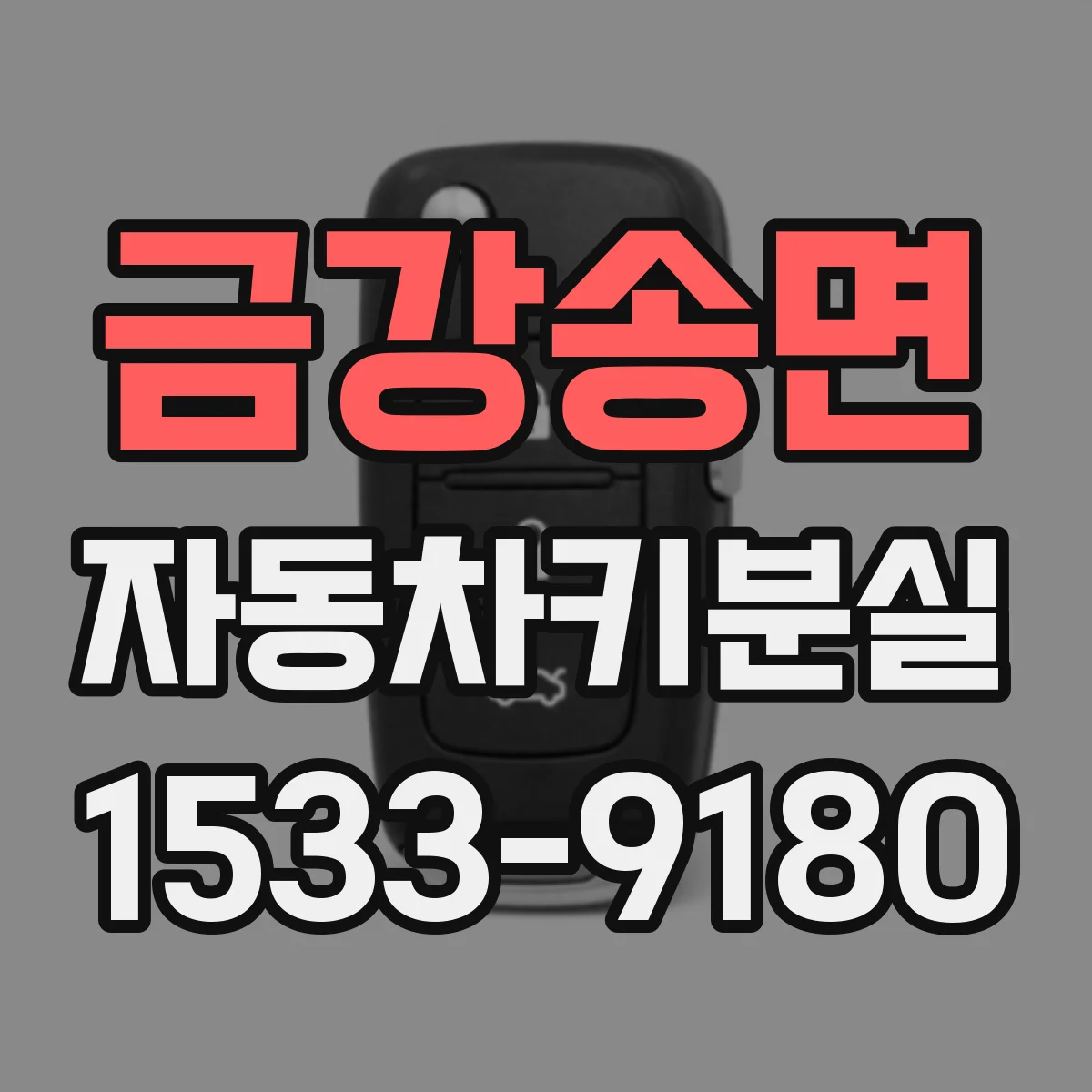 금강송면 자동차키분실
