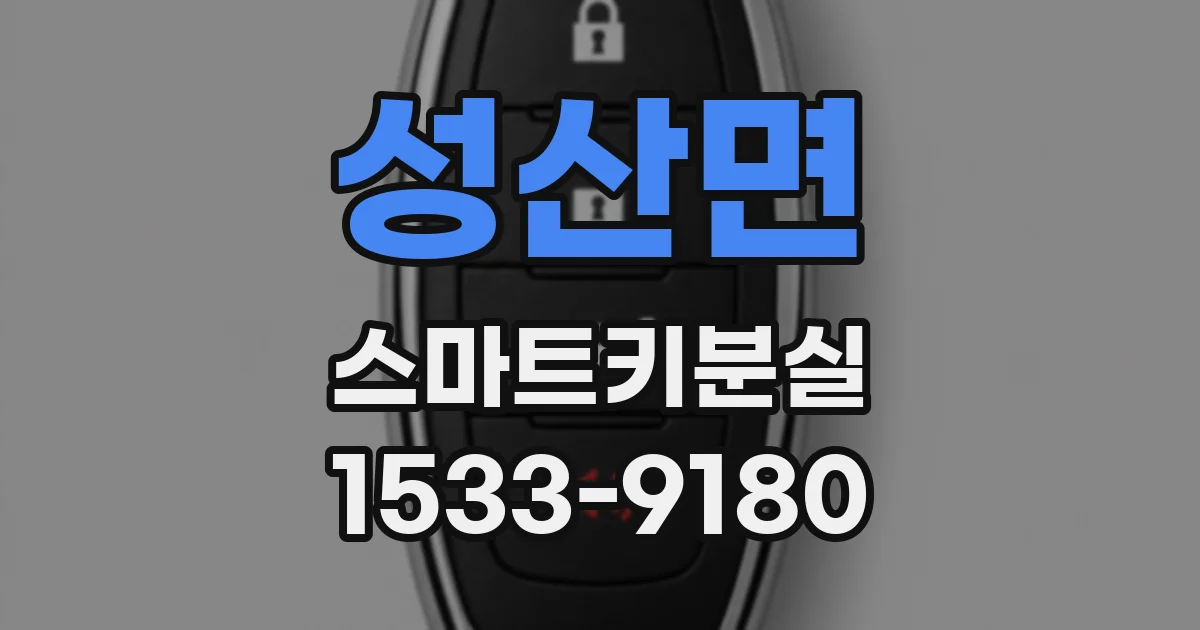 성산면 스마트키분실