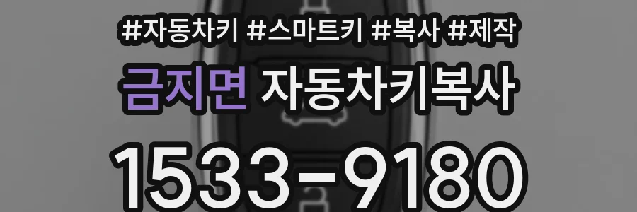 금지면 자동차키복사