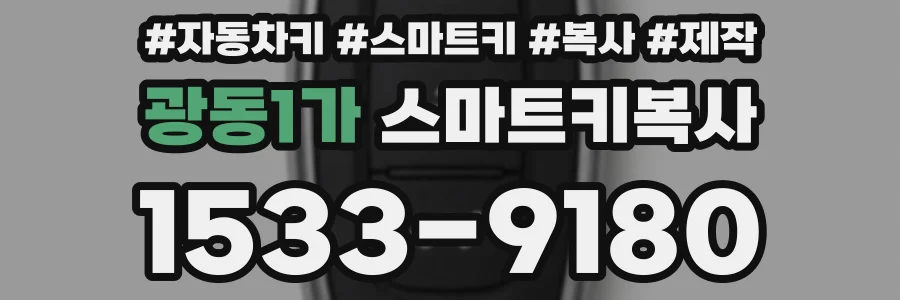 광동1가 스마트키복사