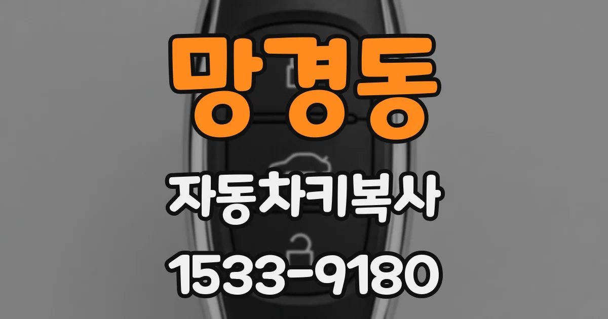 망경동 자동차키복사