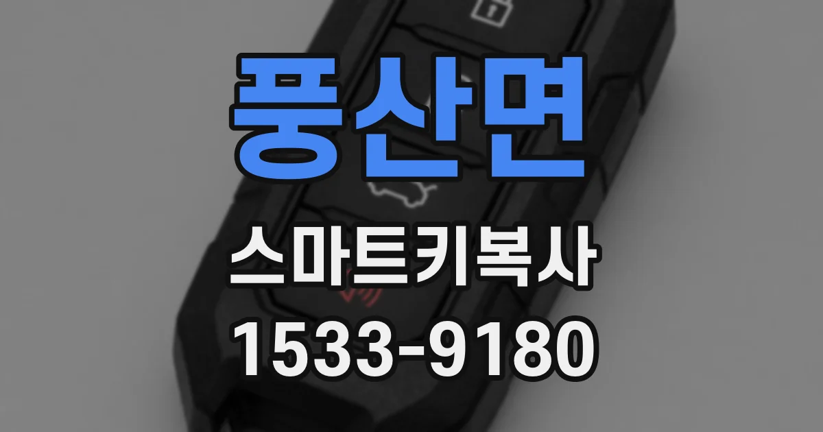 풍산면 스마트키복사