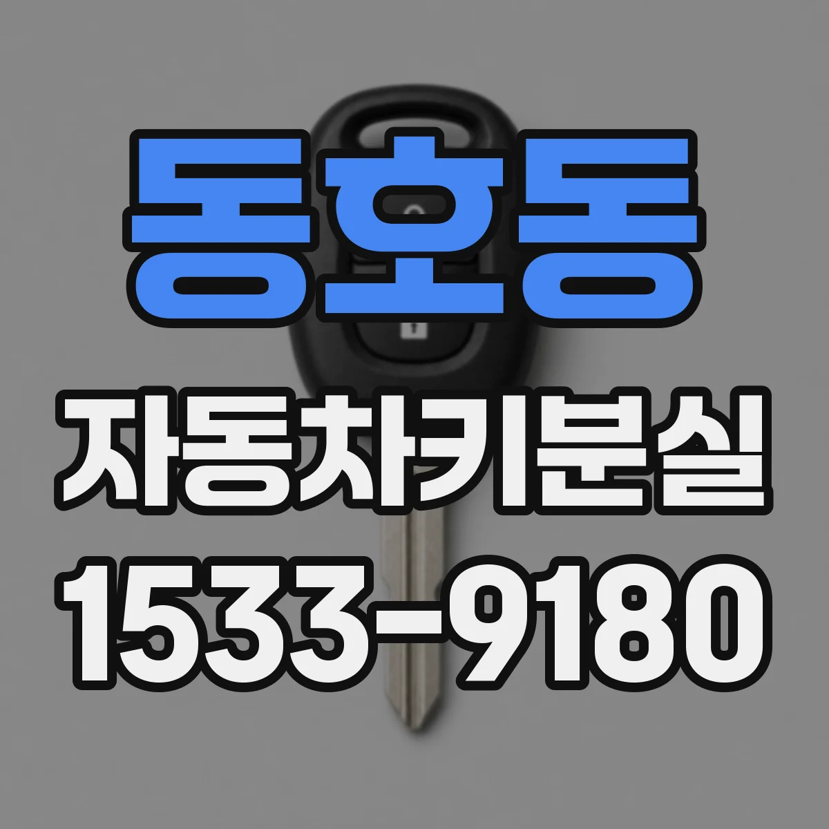 동호동 자동차키분실
