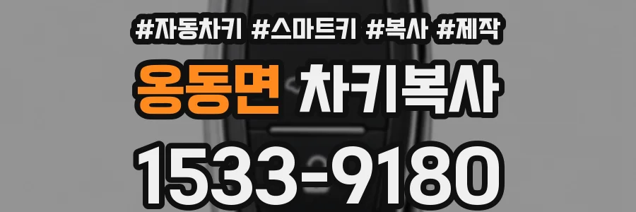 옹동면 차키복사