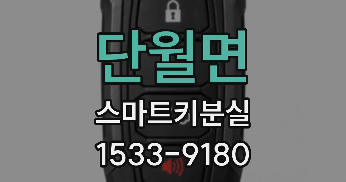 단월면 스마트키분실