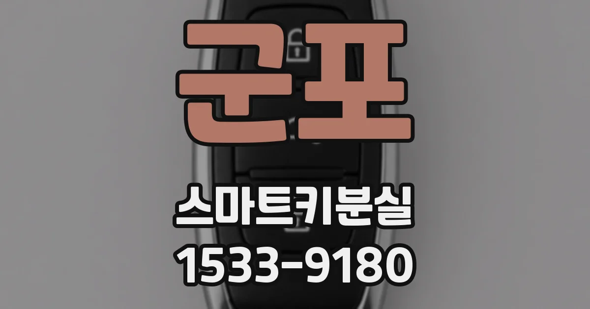 군포 스마트키분실