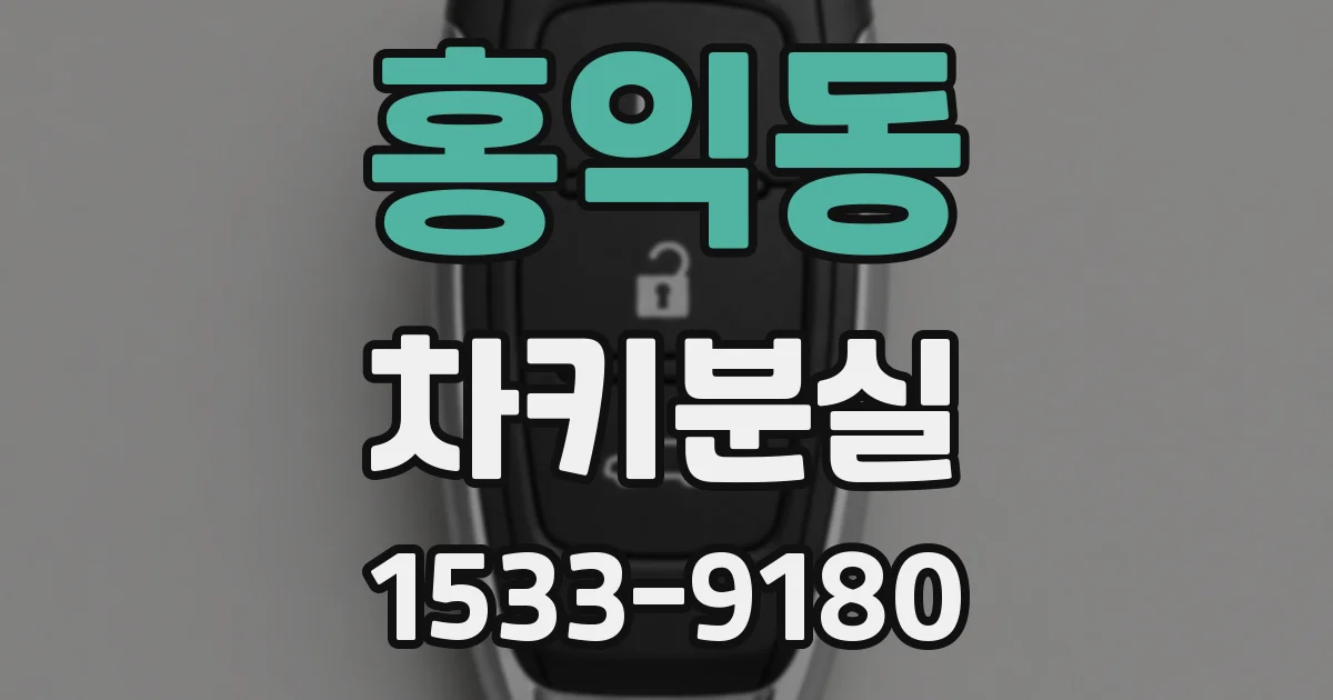 홍익동 차키분실