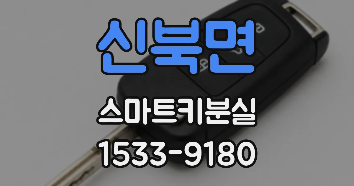 신북면 스마트키분실