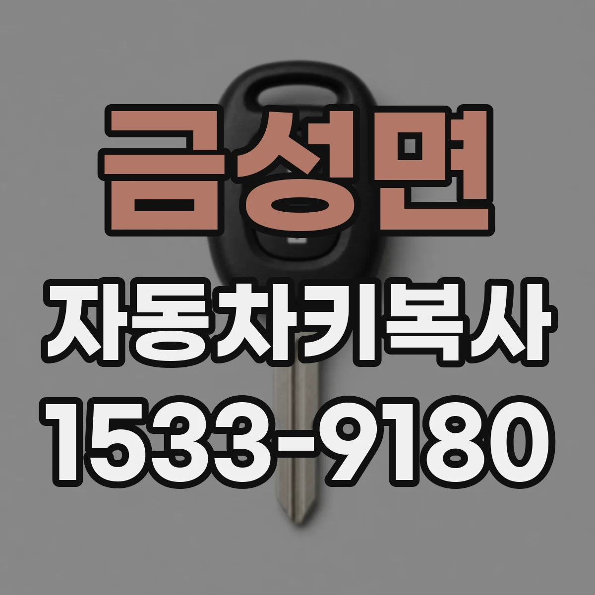 금성면 자동차키복사