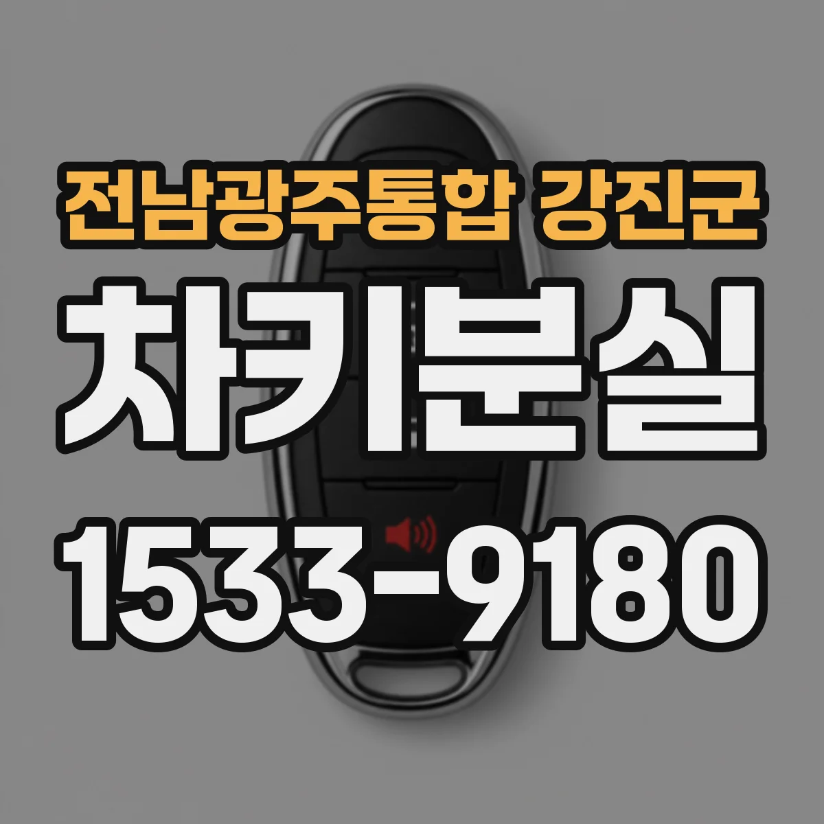 전남광주통합 강진군 차키분실