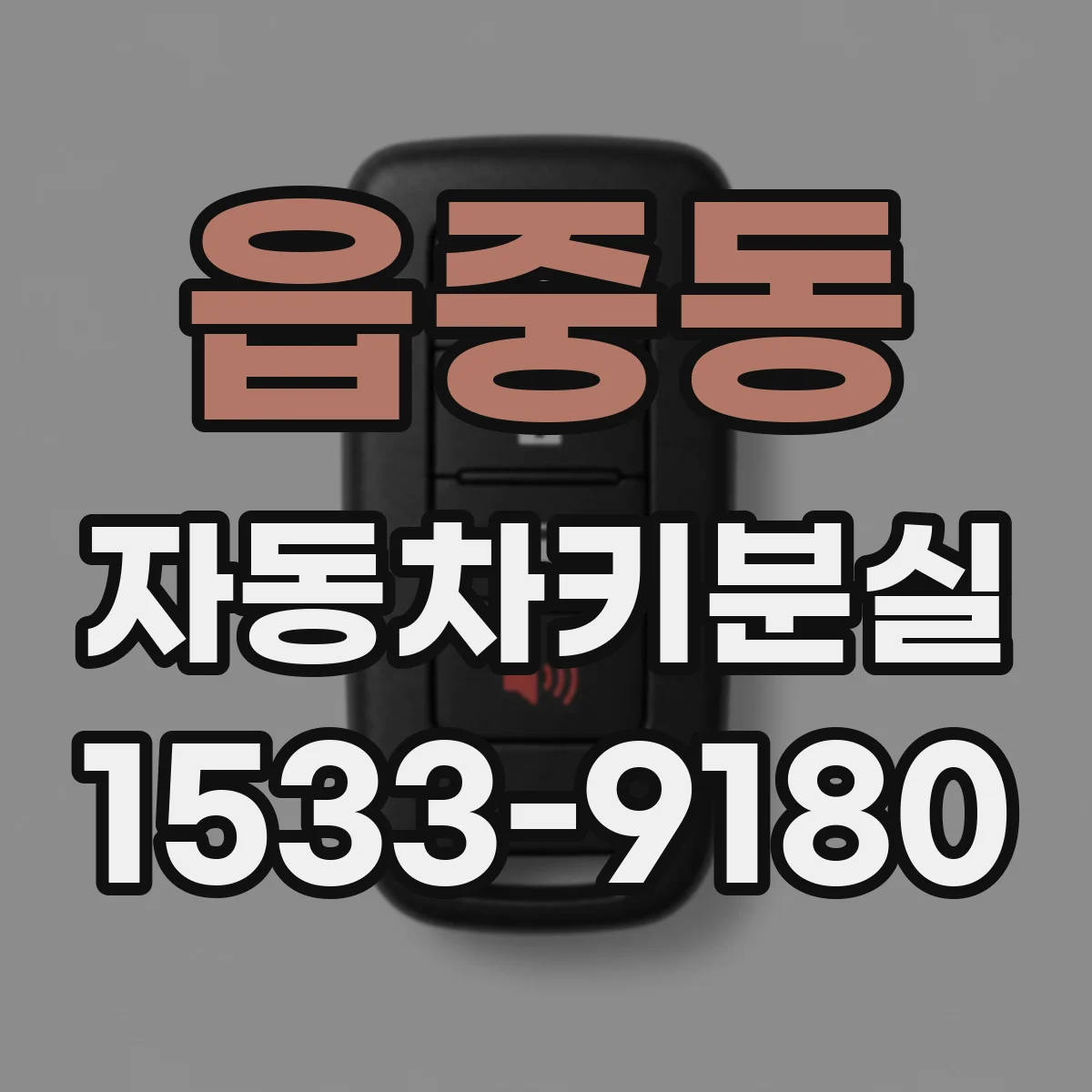 읍중동 자동차키분실